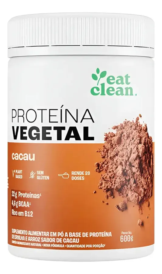 Embalagem de Proteína Vegetal Vegana