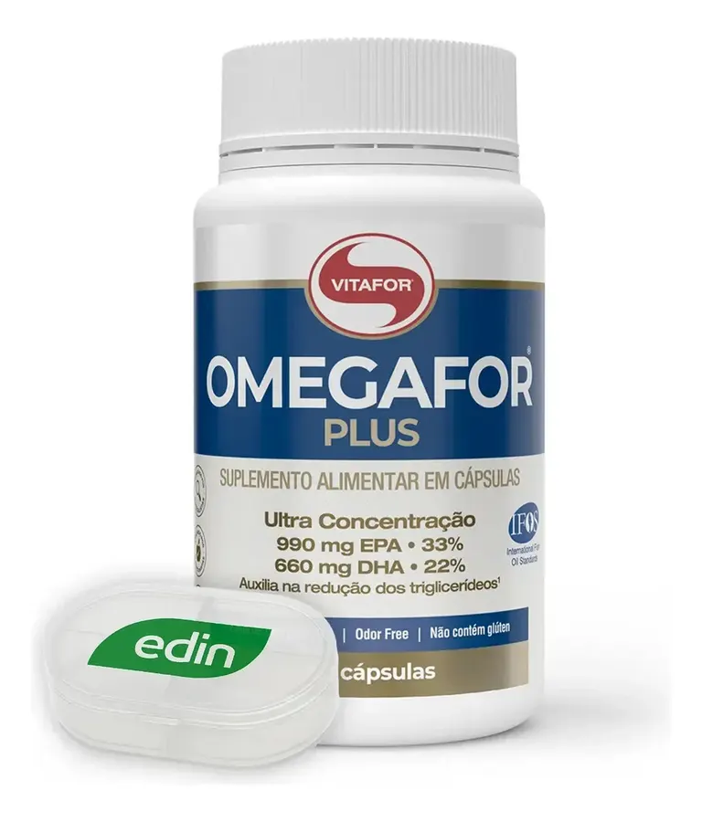 Embalagem de Omegafor Plus Cápsulas Vitafor