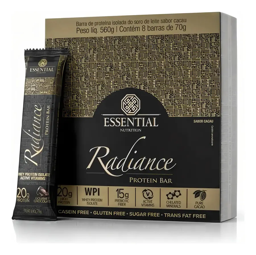 Embalagem de Barra Proteína Radiance