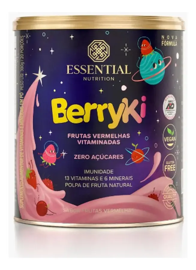 Embalagem de Berry Ki Polivitamínico E Minerais BerryKi