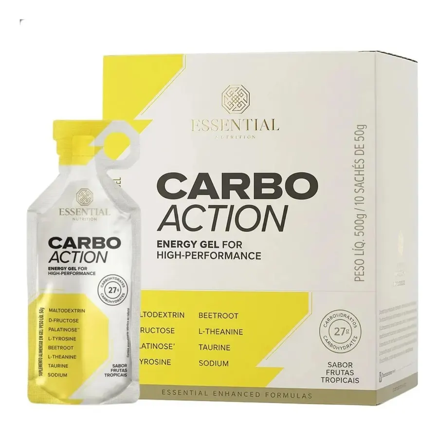 Embalagem de Carbo Action Sem Cafeína