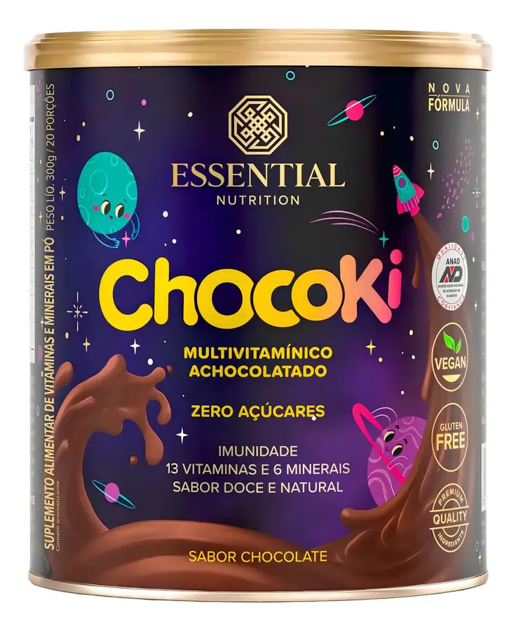 Embalagem de Chocoki Multivitamínico