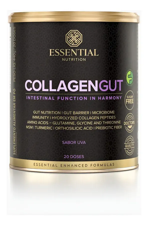 Embalagem de Colágeno Collagen Gut Nutrition