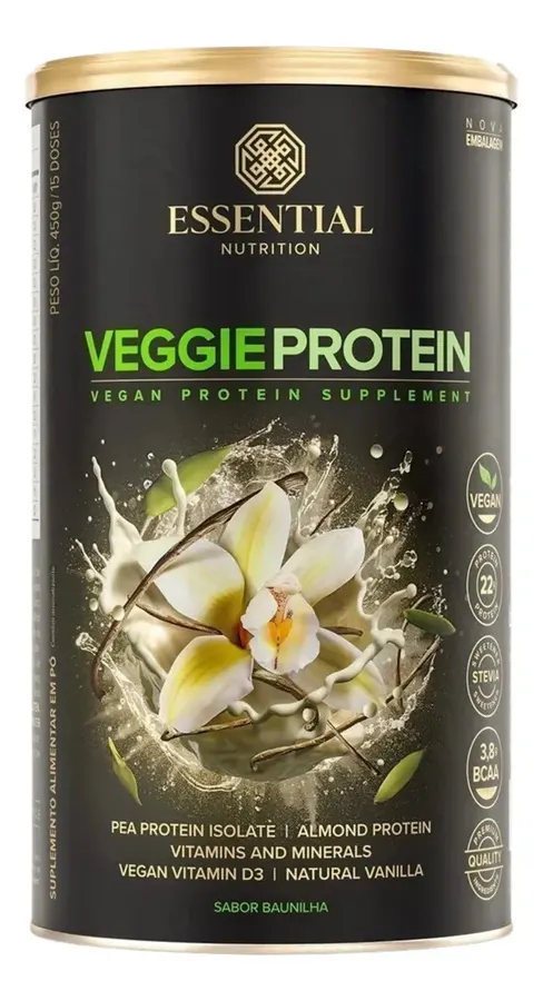 Embalagem de Veggie Protein Nutrition