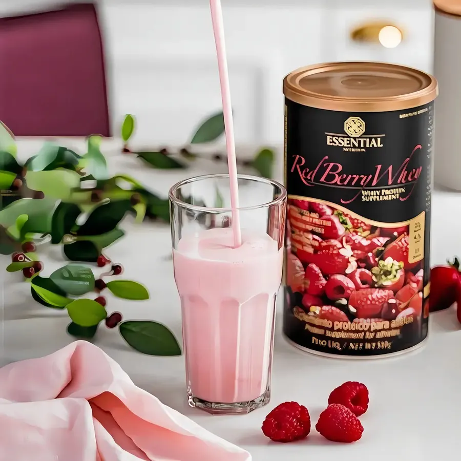 Embalagem de Whey Protein Red Berry