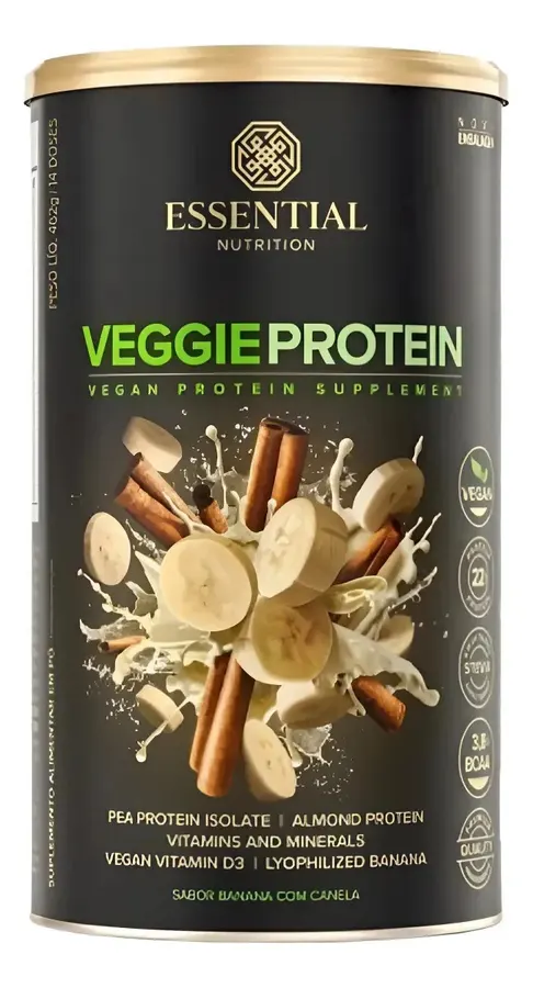 Embalagem de Whey Protein Veggie