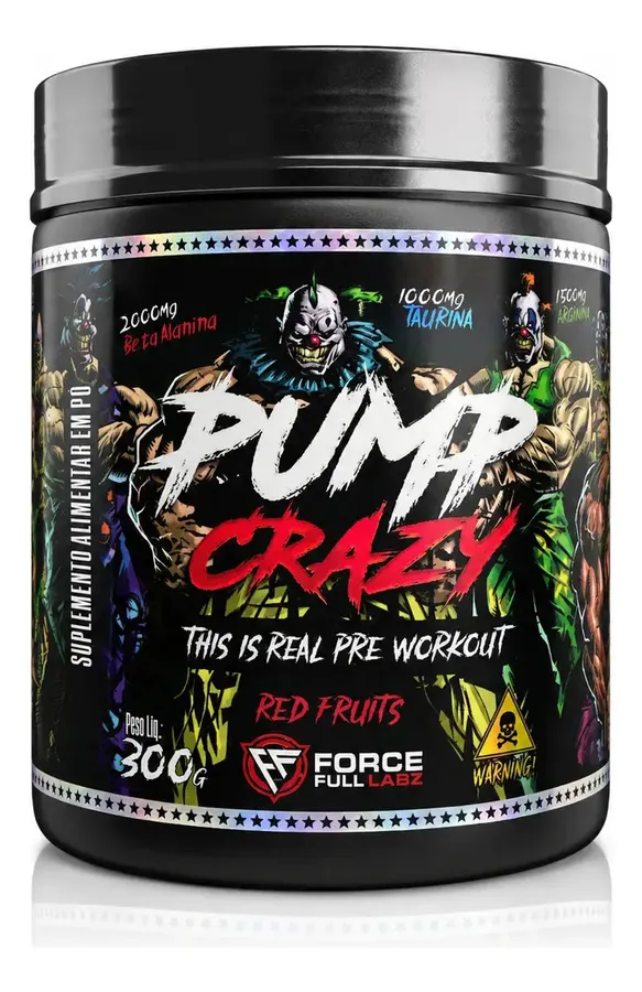 Embalagem de Pump Crazy Insane Clown