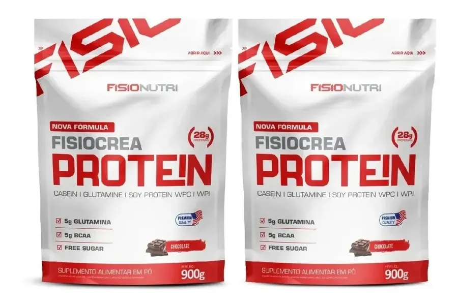 Embalagem de Whey Protein Fisiocrea Protein