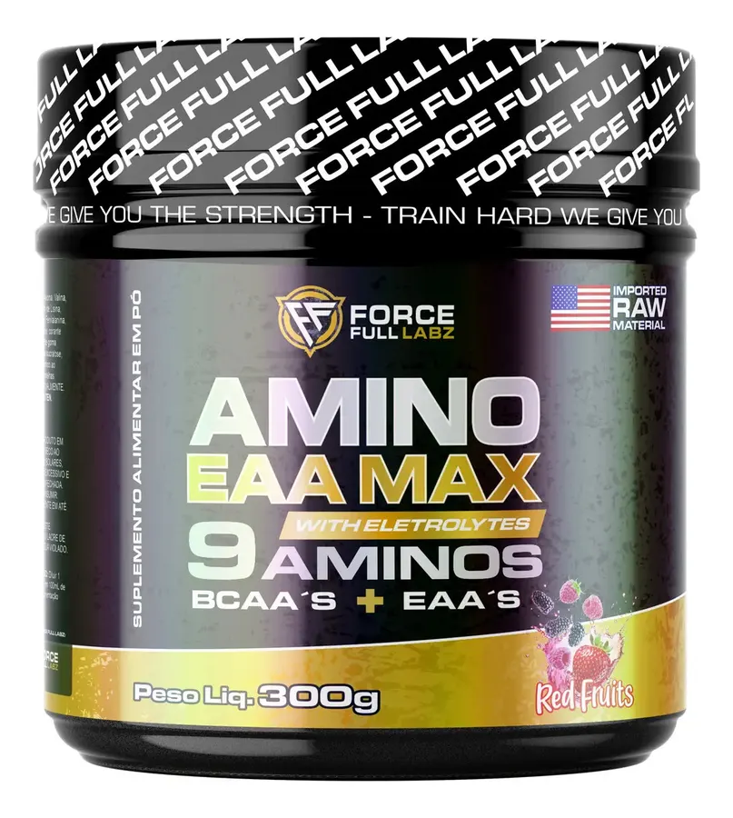 Embalagem de Aminoacidos essenciais Eaa Max Bcaa Eaa9 Pre, Pós e Intra Treino