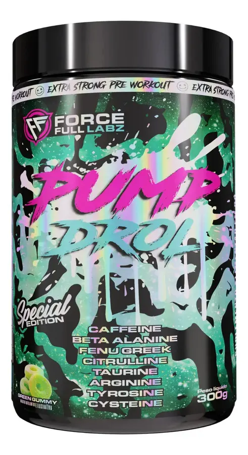 Embalagem de Pré Treino Pumpdrol