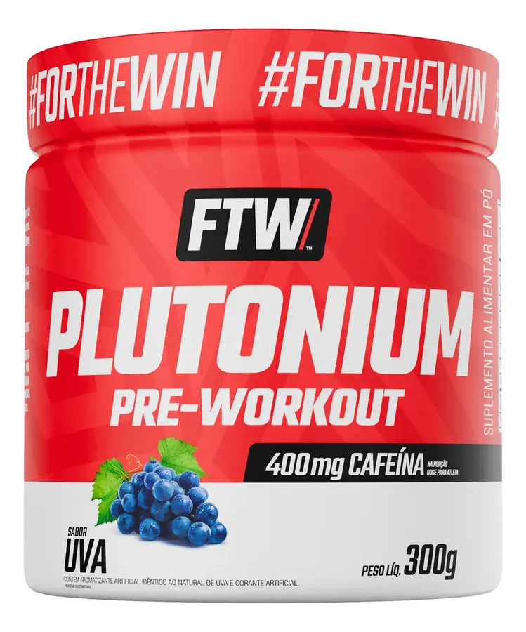 Embalagem de Pré Treino Plutonium Pré Workout