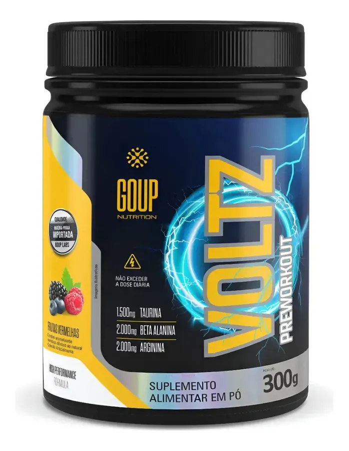 Embalagem de Pré Treino Voltz