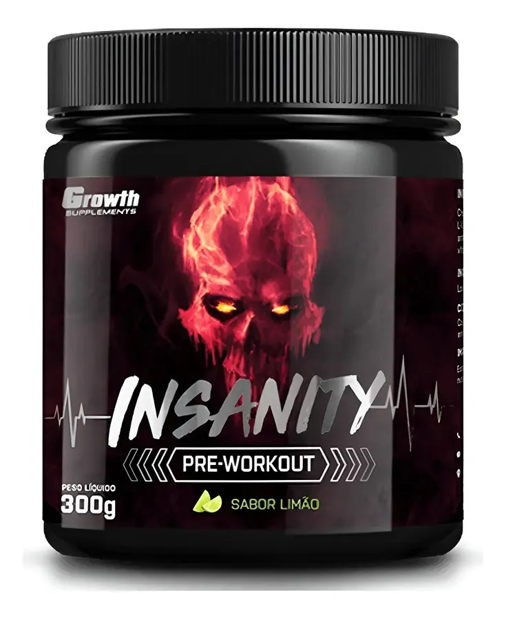 Embalagem de Pre Treino Insanity