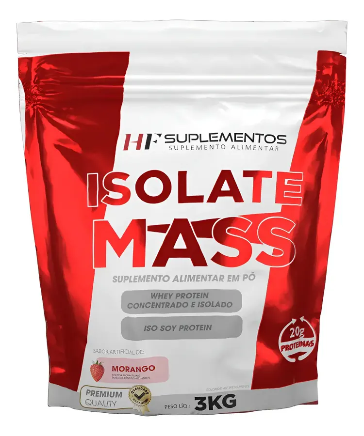 Embalagem de Hipercalorico Isolate Mass