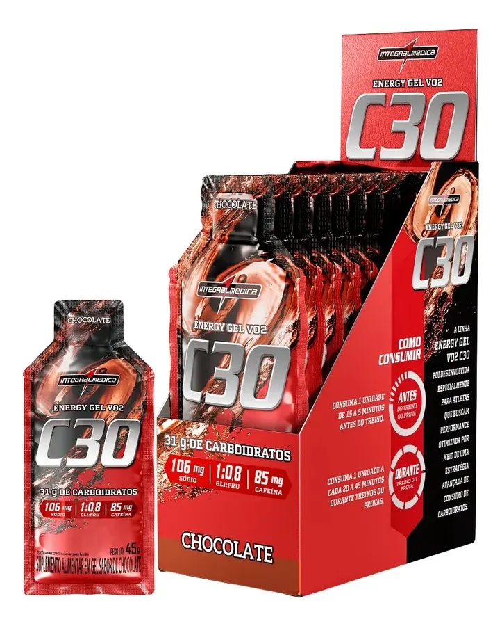 Embalagem de Vo2 Energy Gel
