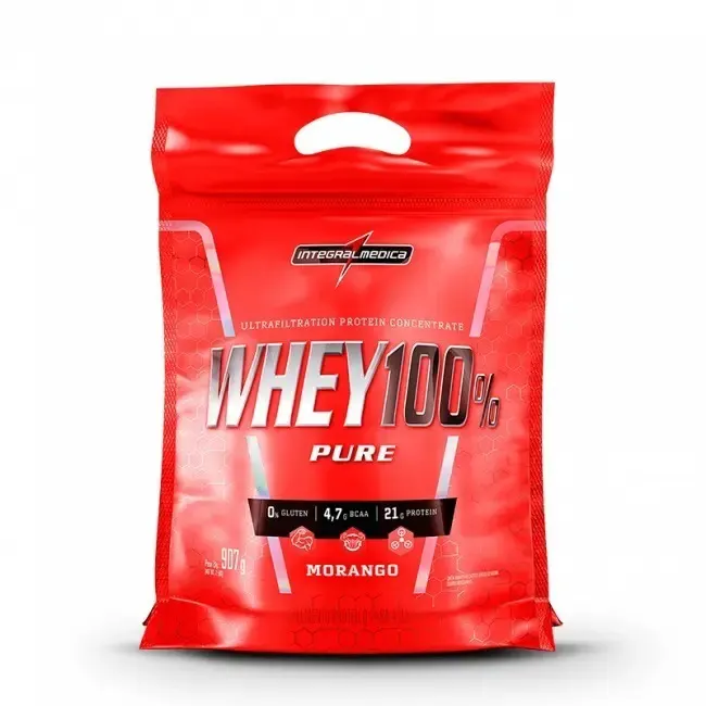 Embalagem de Whey 100%