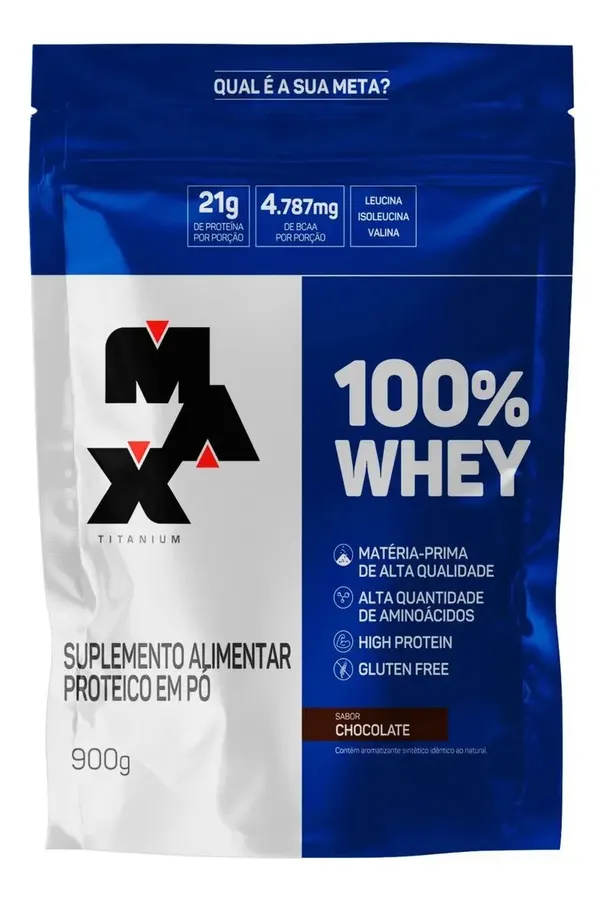 Embalagem de 100% Whey Protein