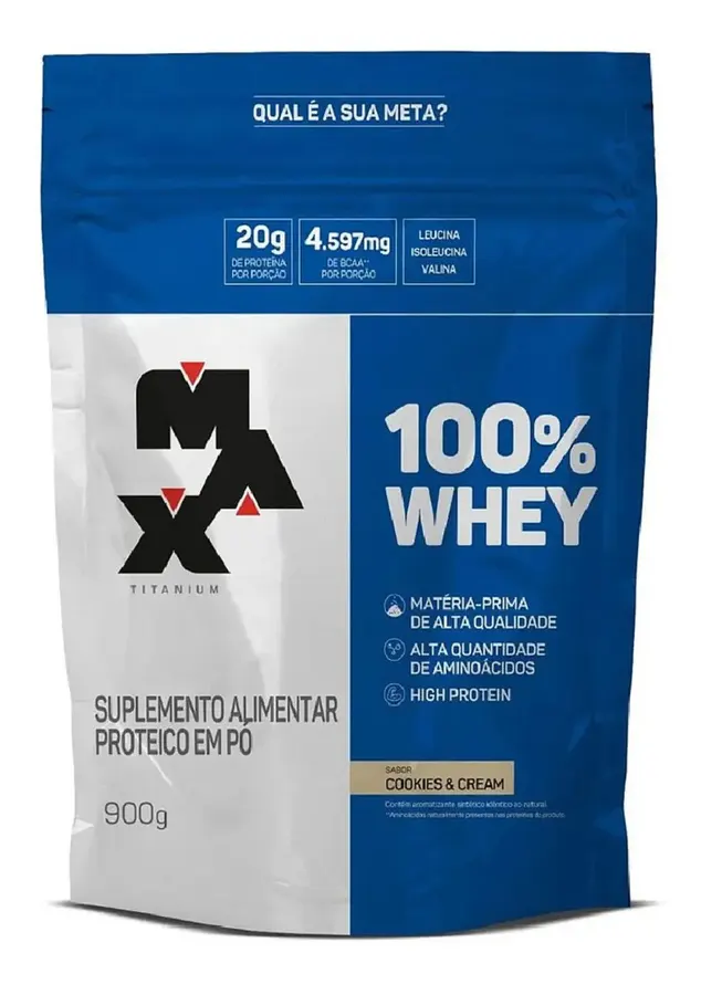 Embalagem de 100% Whey
