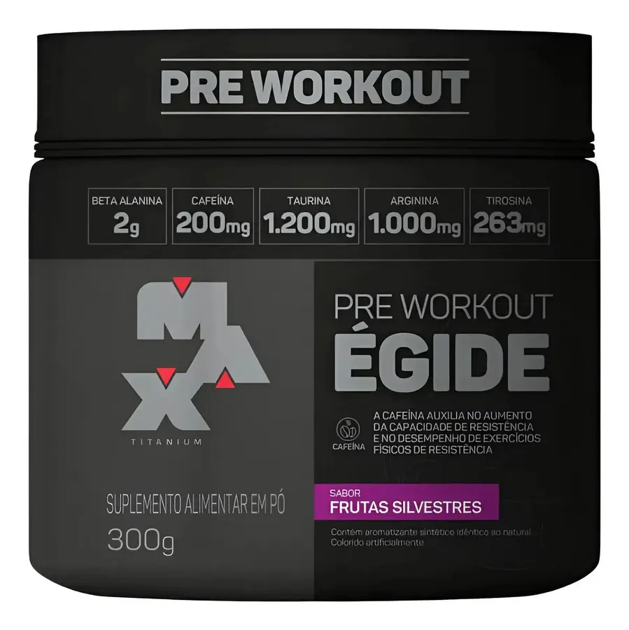 Embalagem de Égide Pré Treino