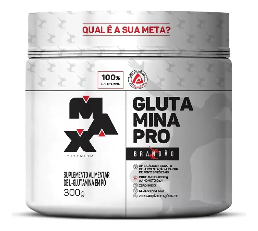 Embalagem de Glutamina Pro Rafael Brandão