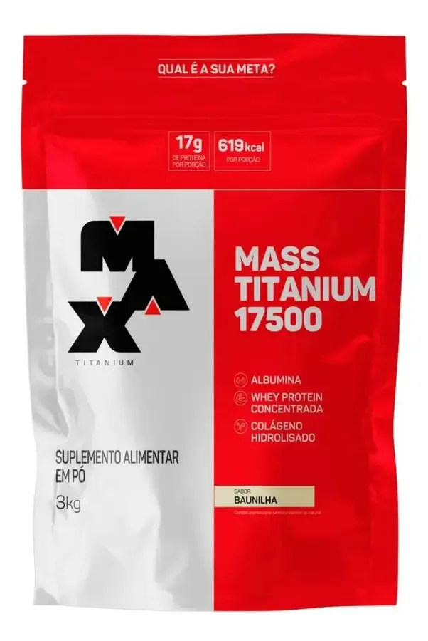 Embalagem de Hipercalórico Mass Proteína
