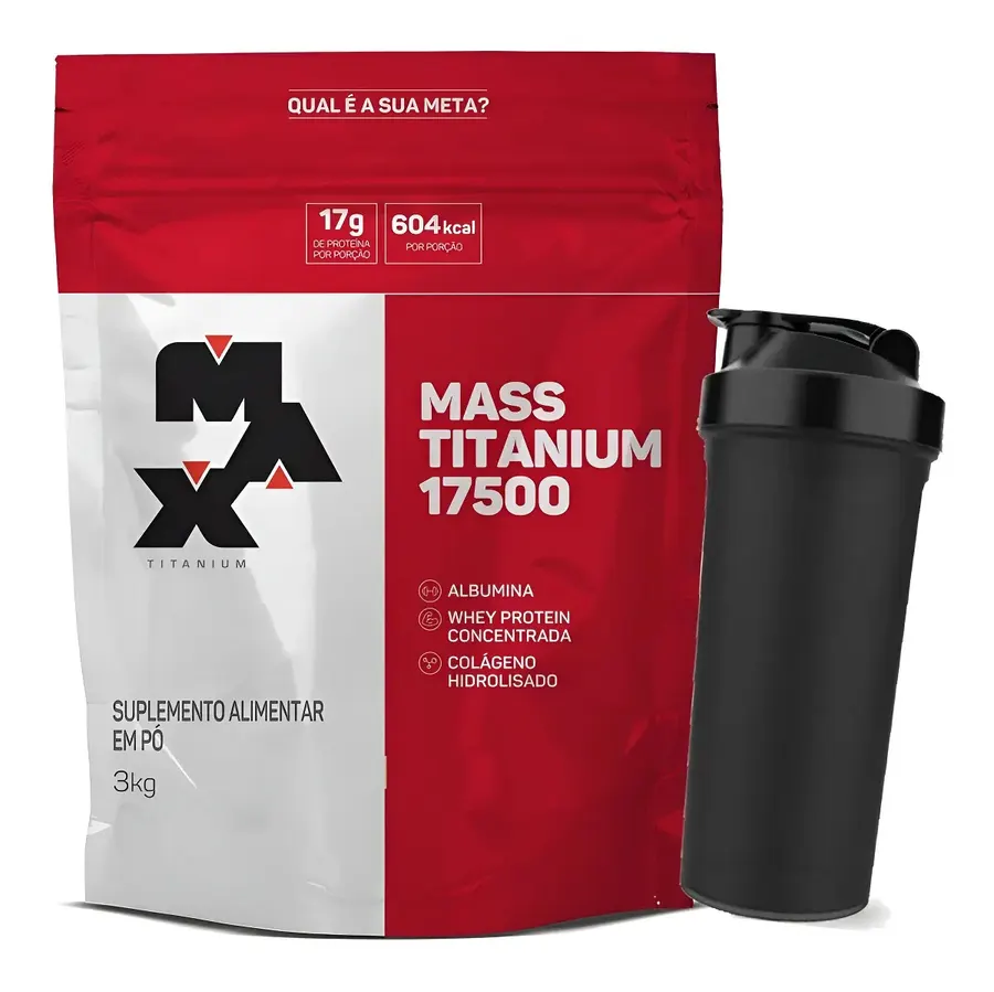 Embalagem de Hipercalórico Massa Muscular e Ganho Peso