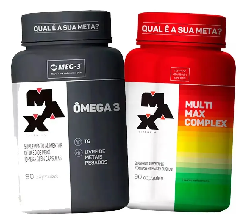 Embalagem de Multimax Complex Caps Omega