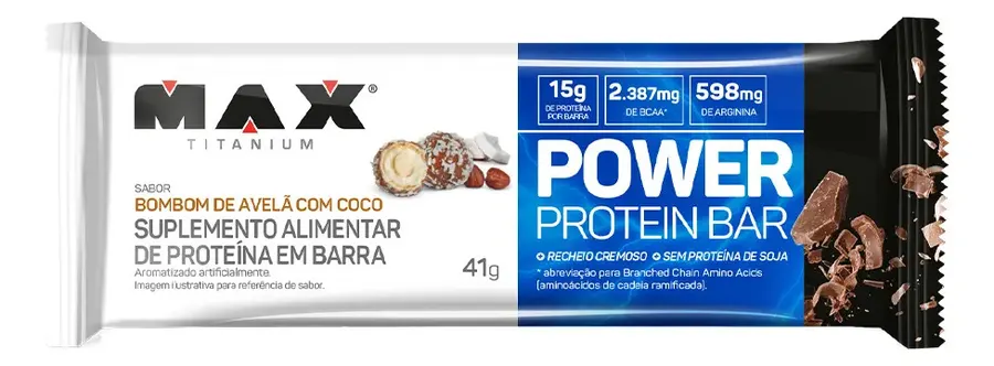 Embalagem de Power Protein Bar C/