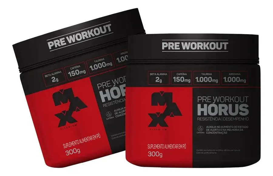 Embalagem de Pré Treino Horus Pack