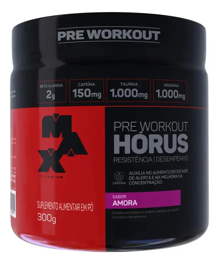 Embalagem de Pré Treino Horus