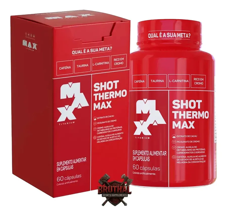 Embalagem de Shot Thermo Cápsulas Termogênico Most Sold