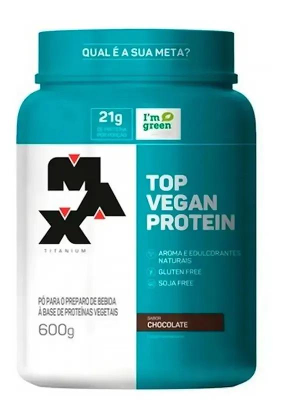 Embalagem de Top Vegan Protein Isolado E Concentrado