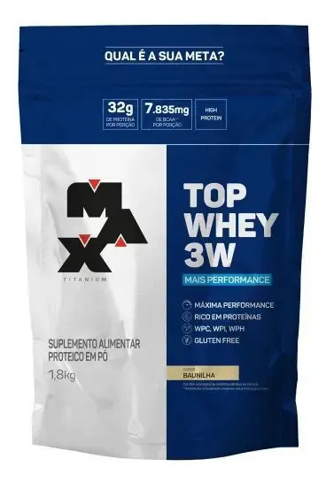 Embalagem de Top Whey 3w