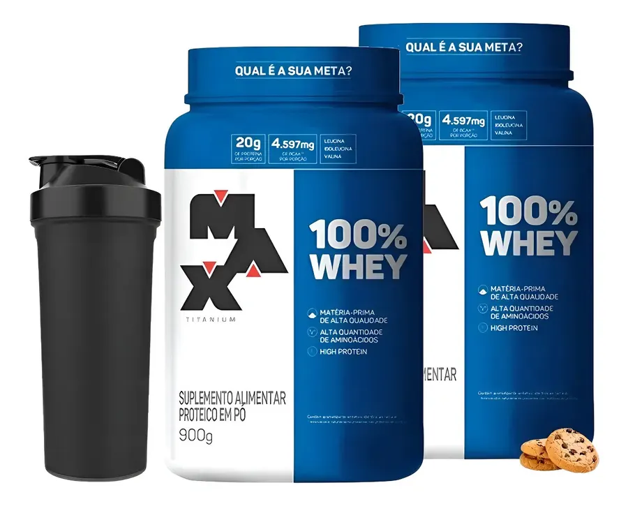 Embalagem de Whey 100% Concentrado
