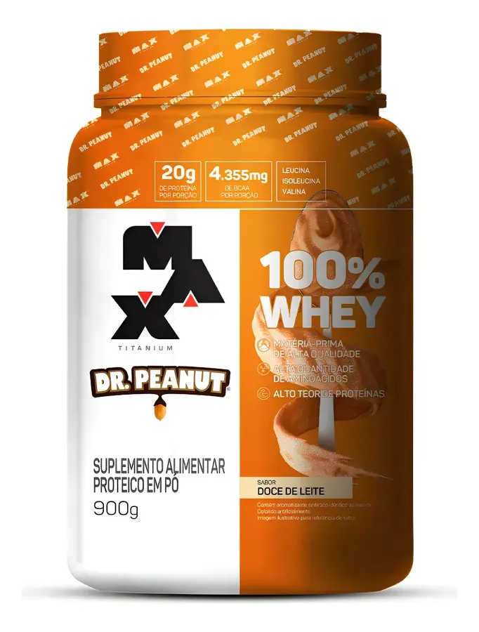 Embalagem de Whey 100% Dr. Peanut