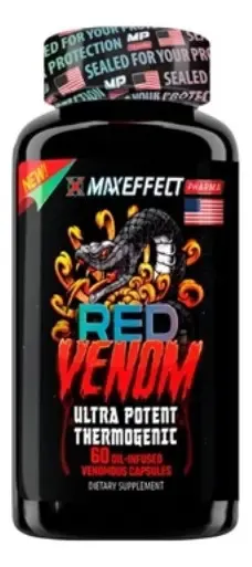 Embalagem de Red Venom Termogênico Cápsulas