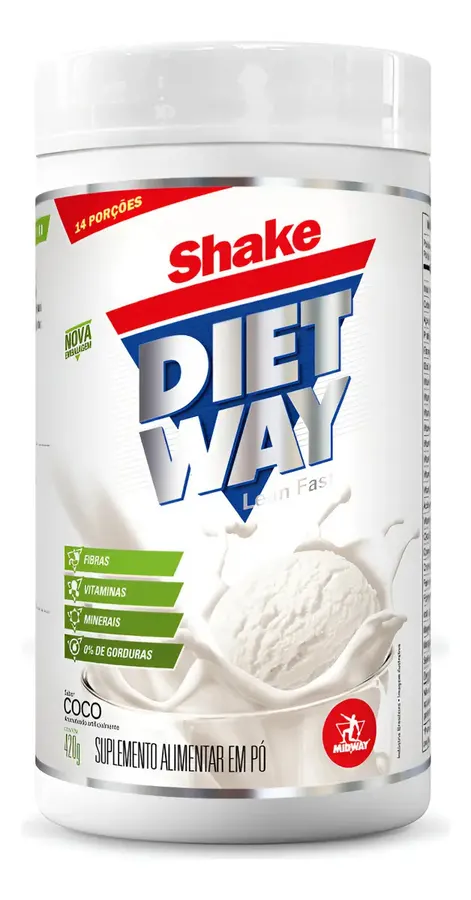 Embalagem de Shake Diet Way