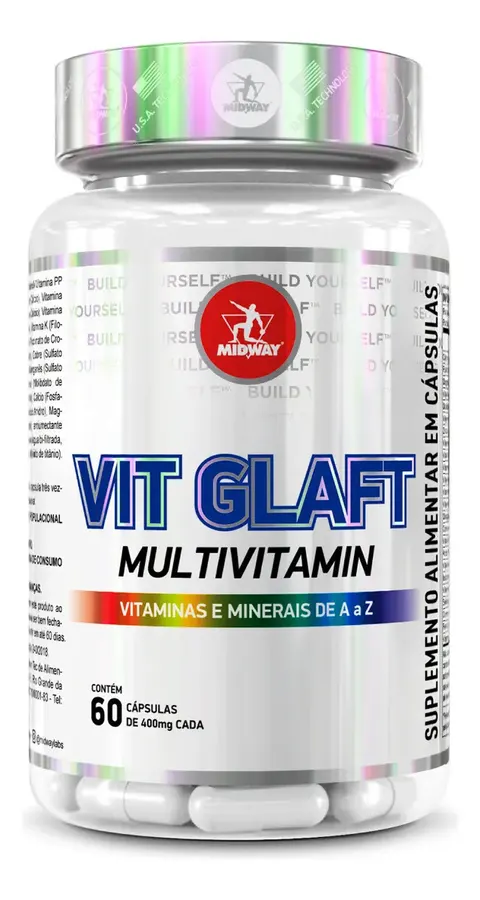 Embalagem de Vit Glaft Multivitaminico Cápsulas