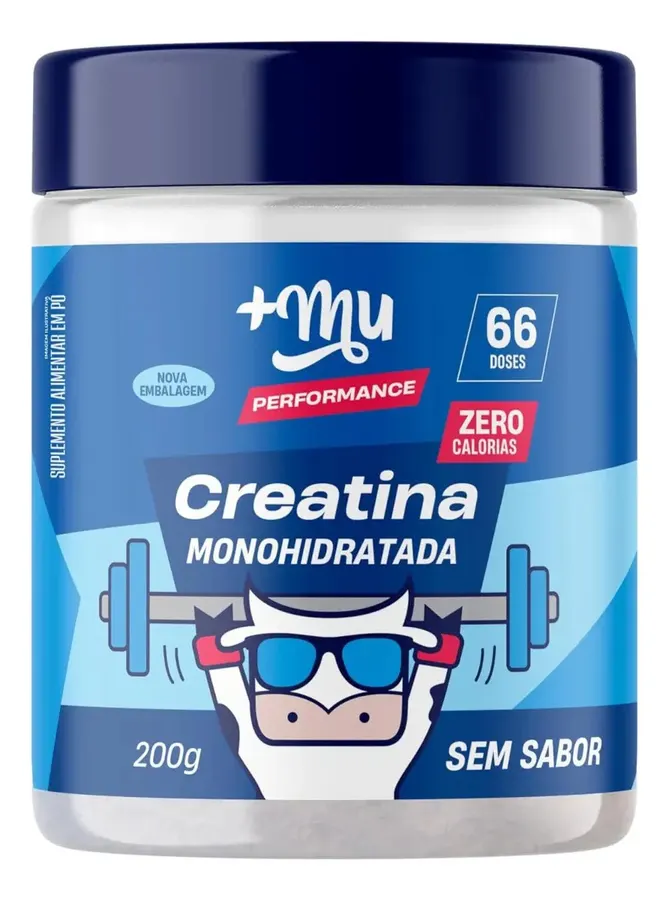 Embalagem de Creatina Monohidratada Performance