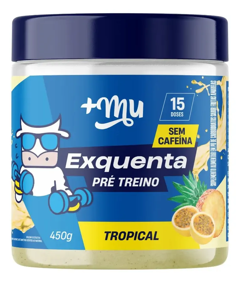 Embalagem de Exquenta Pré Treino Sem Cafeina