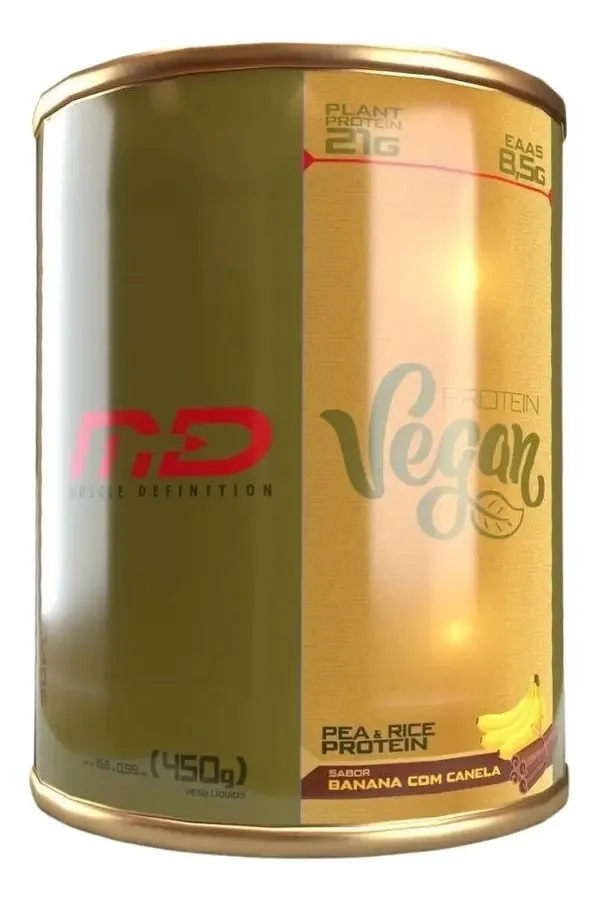 Embalagem de Proteína Vegana Ervilha e Arroz