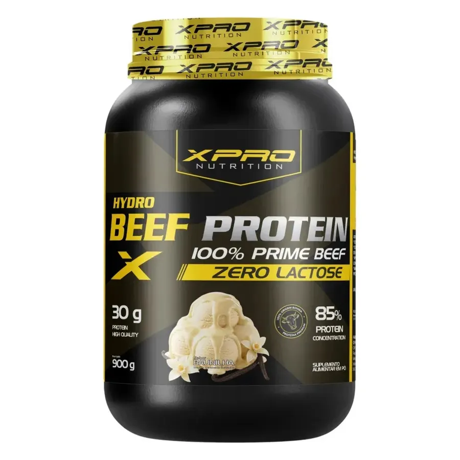 Embalagem de Proteína Bovina Hidrolisada Hydro Beef Protein Zero Lactose XPro Nutrition