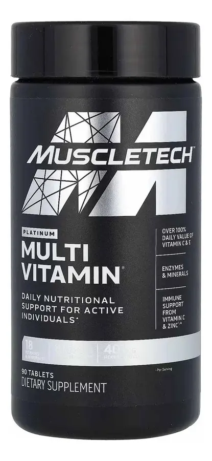 Embalagem de Multivitamínico Platina,