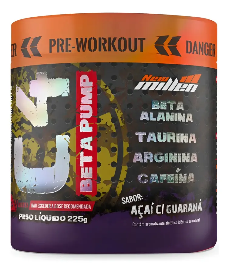 Embalagem de Pré Treino C4 Beta Pump