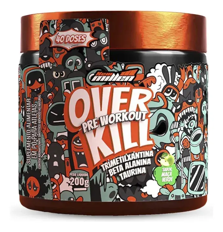 Embalagem de Pré Treino Overkill