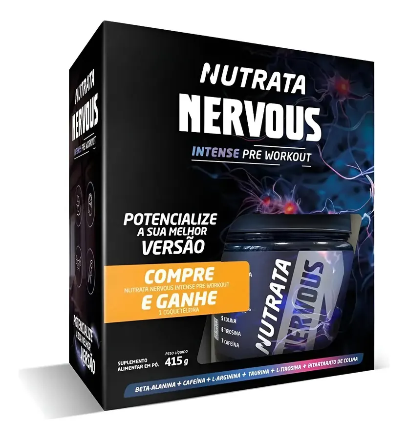 Embalagem de Promopack Pré Treino Nervous Pink Lemonade
