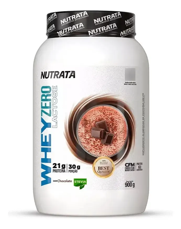 Embalagem de Whey Zero Lactose