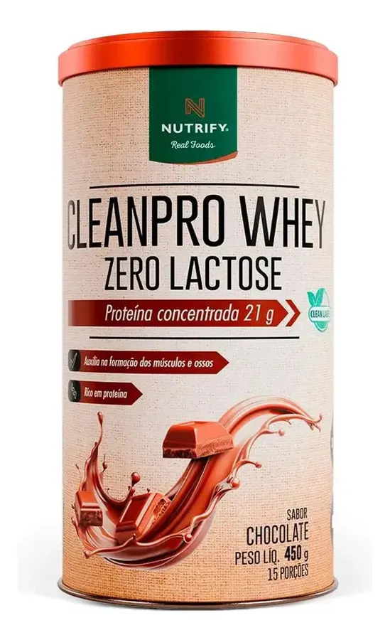 Embalagem de Proteína Clean Pro Whey Zero Lactose