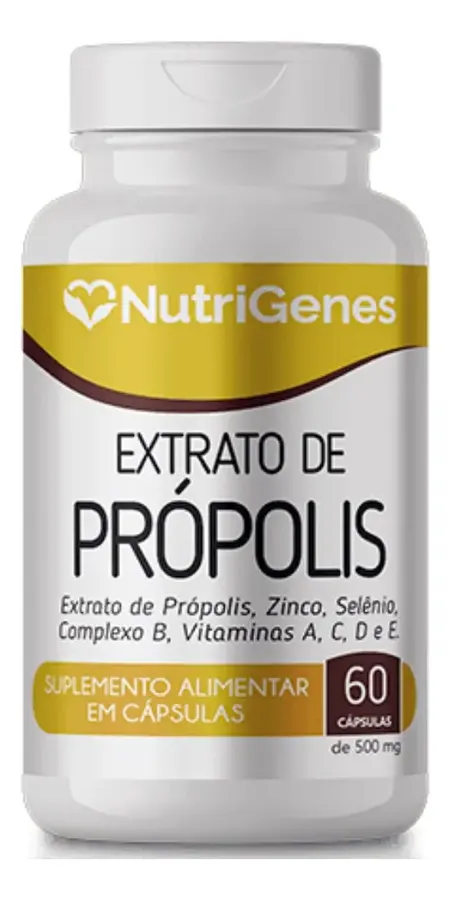 Embalagem de Extrato Própolis Vitaminas E Minerais