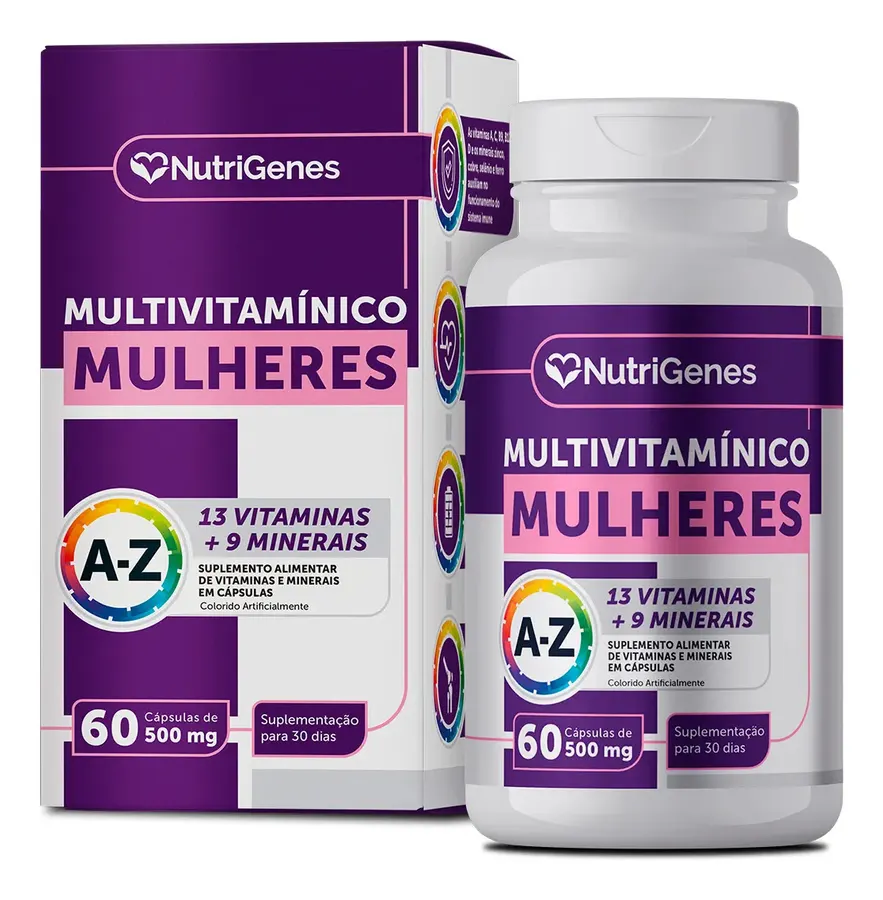 Embalagem de Multivitamínico Mulheres